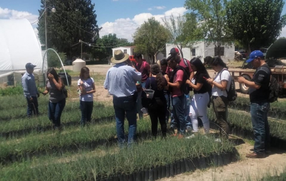 10 de julio Visita de nuestros estudiantes de Agricultura Sustentable y Protegida al Centro de Investigación de Recursos Naturales en Salaices Chihuahua 